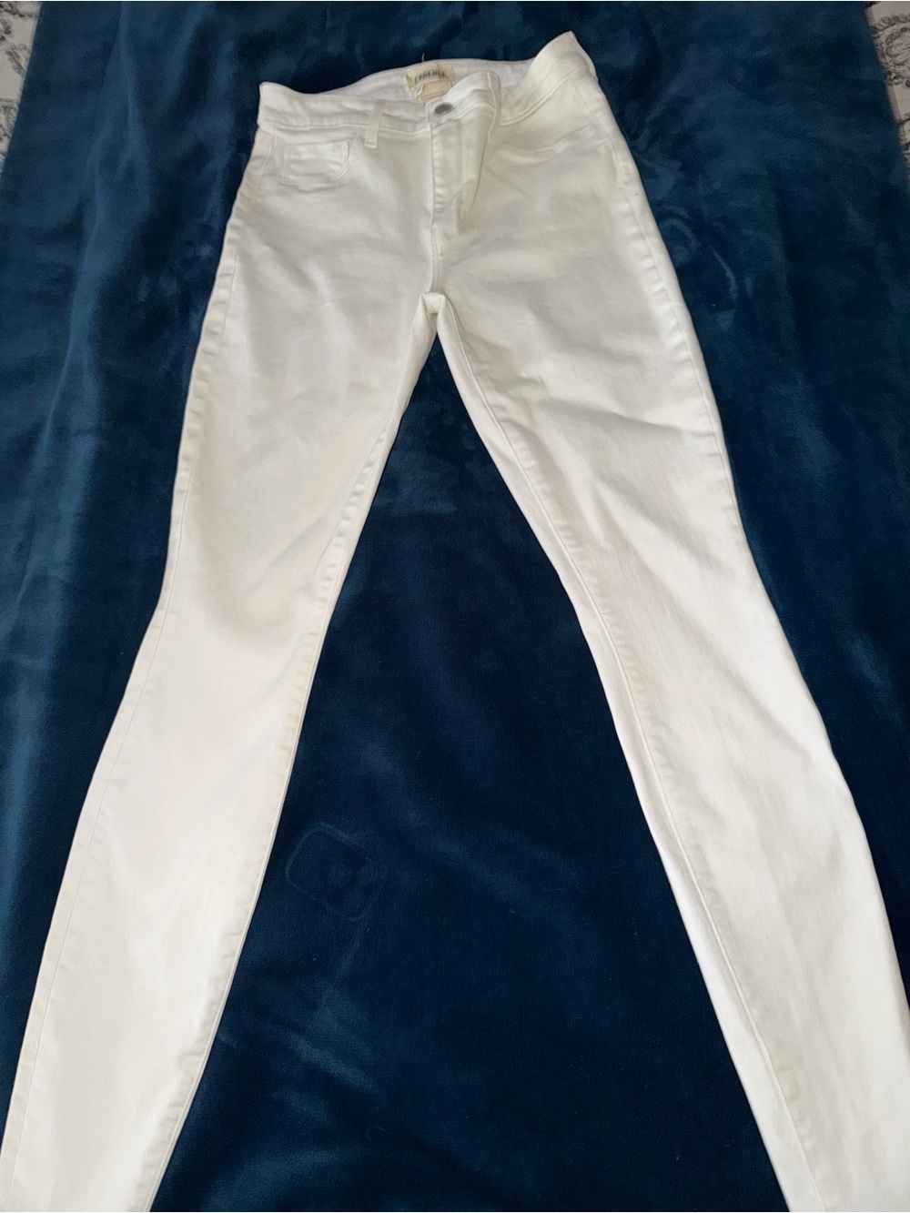 L'AGENCE White High-Rise Skinny Jeans